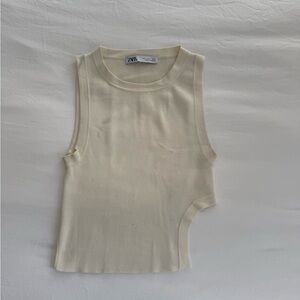 ZARA BEIGE TOP - SIZE S